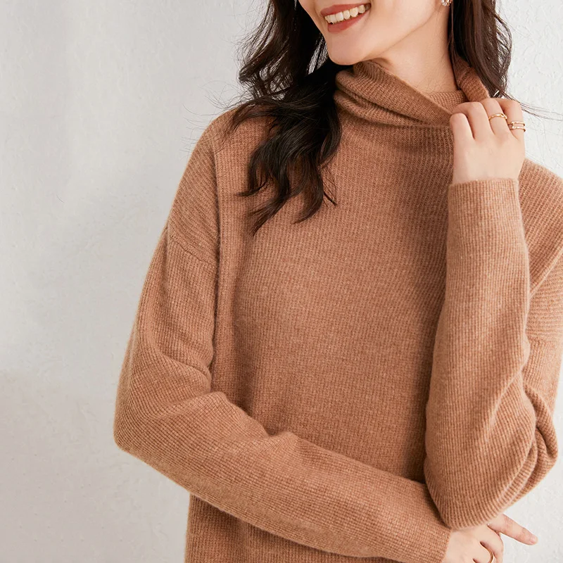 

Solid women long sleeves striped casual fashion knitted wool elegant pullover female sweater dress