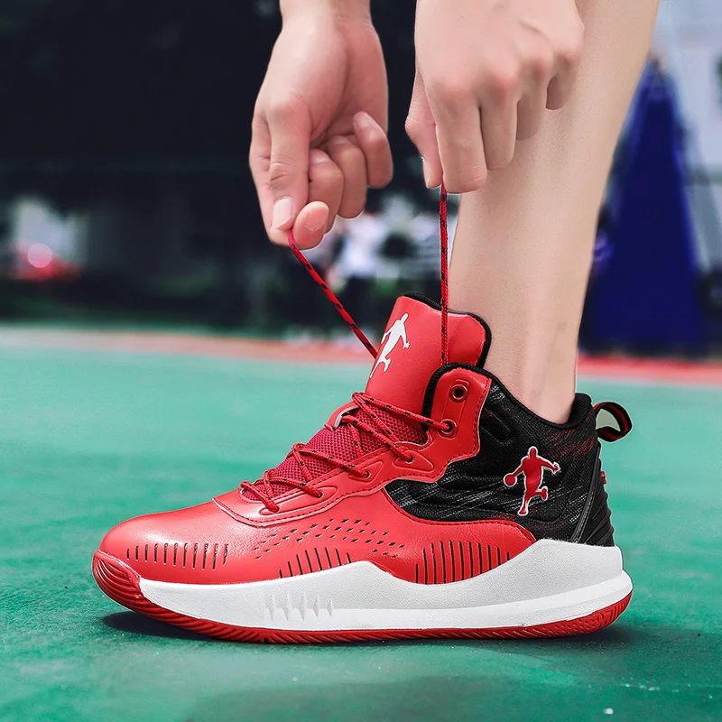 Man High-top Jordan Basketball Shoes Men's Cushioning Light Basketball Sneakers Anti-skid Breathable Outdoor Sports Jordan Shoes