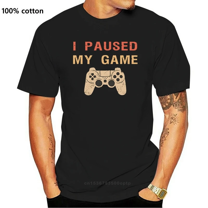 2019 Футболка с принтом my game to be here забавная футболка для видеогеймеров летняя