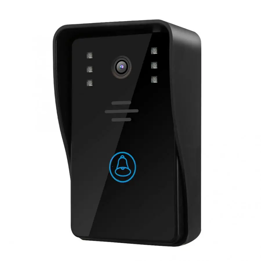 Водонепроницаемый видеодомофон дверной звонок 7 дюймов с Wi Fi 2 ИК камеры 1 ЖК