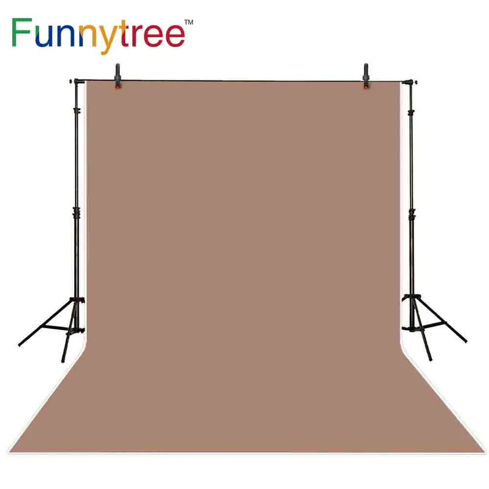 Фон Funnytree Фотофон серого коричневого цветов детский однотонный Рождественский