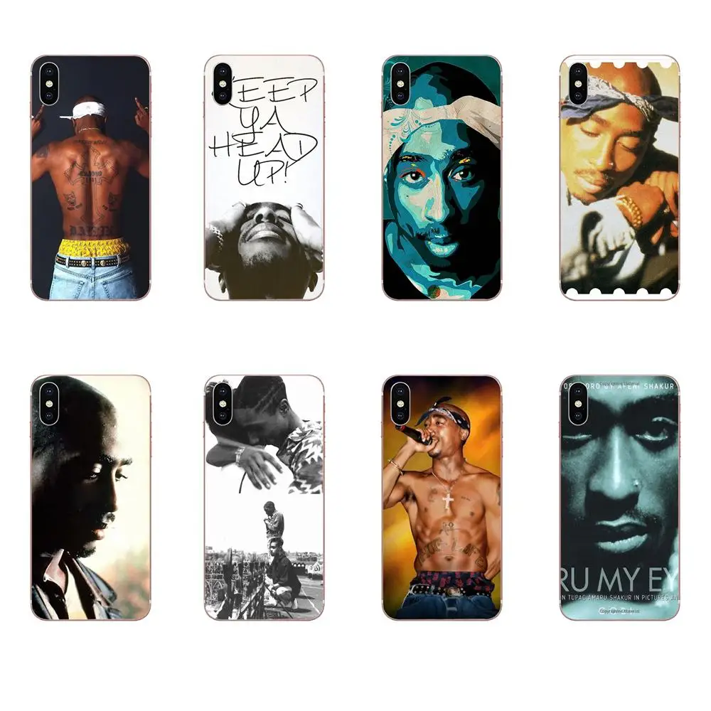 Для телефона с изображением Тупака Амару Шакура для задней панели чехол Защитный