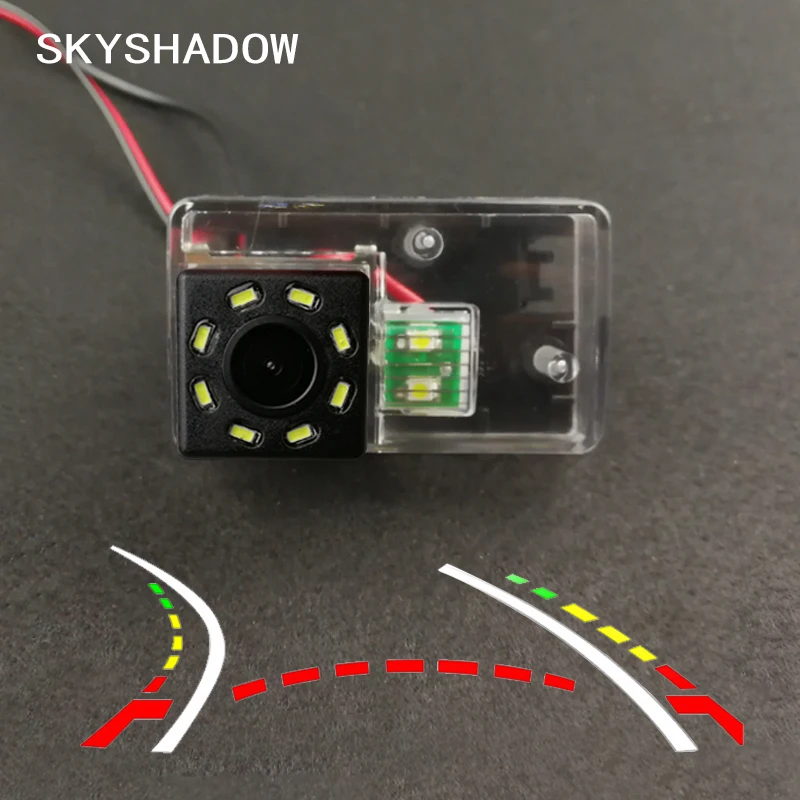 Рыбий глаз 8 12 светодиодов динамическая Беспроводная Автомобильная CCD камера