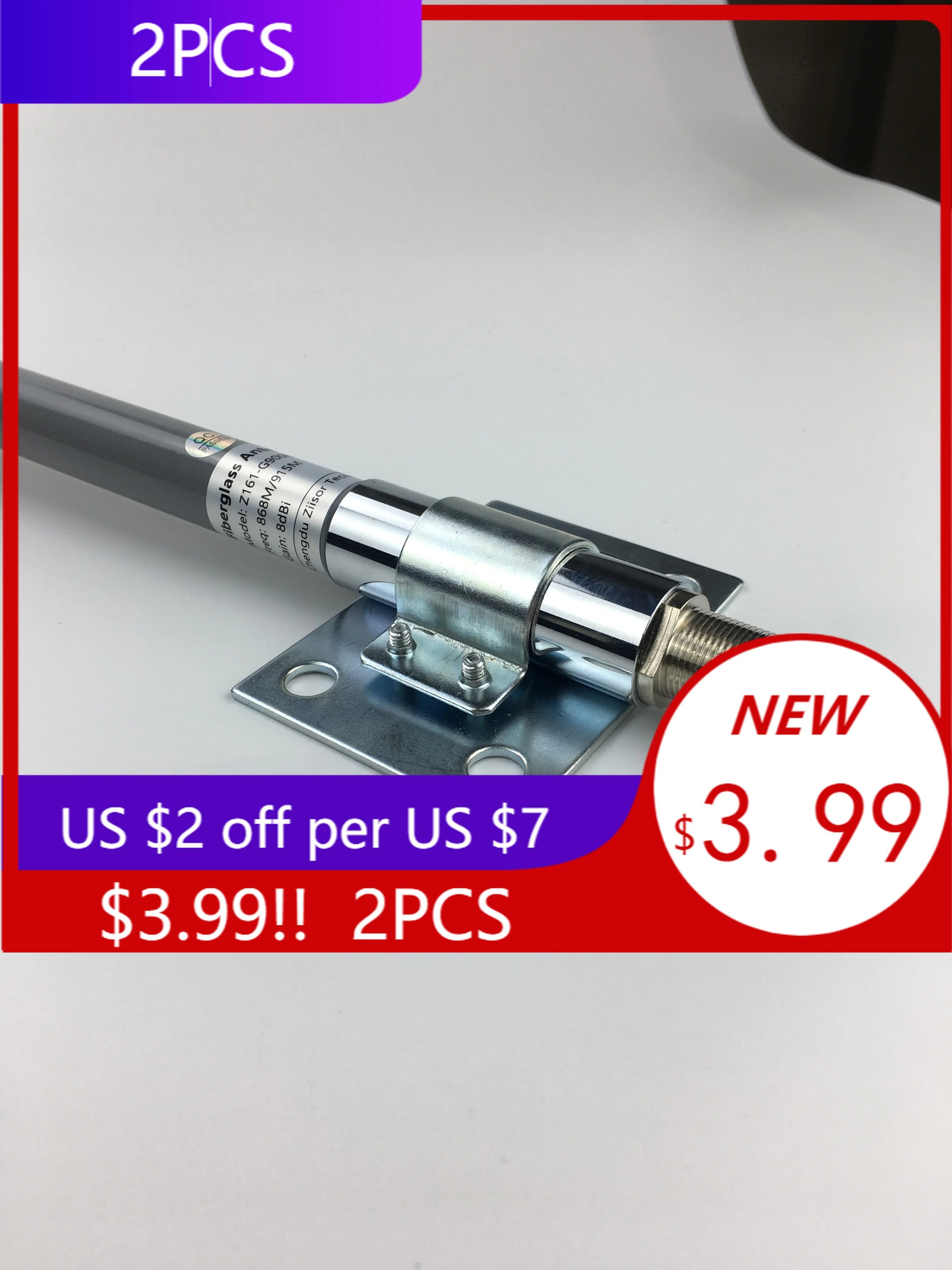 

2PCS XHCIOT LJ-JM-BLG Mounting Kits for Fiberglass Antenna