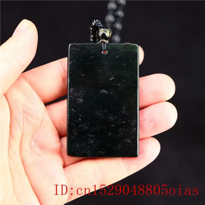 Нефритовый дракон феникс амулет-подвеска модные натуральные ювелирные изделия