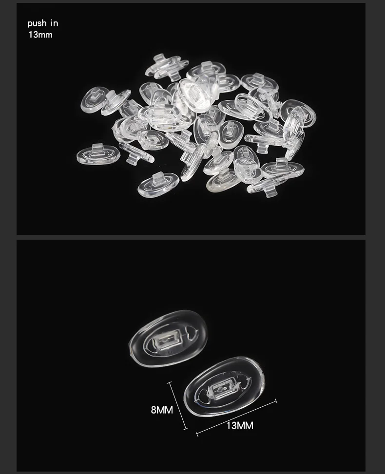 500 шт. накладки для очков детали очков|glasses nose pad|nose padsilicone pads |