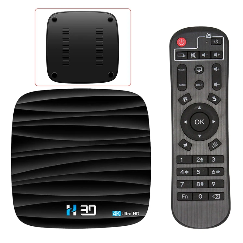 Сетевой проигрыватель Android 10 0 4 ГБ 32 4K медиаплеер 3D видео 2 4G Wifi Bluetooth Смарт ТВ