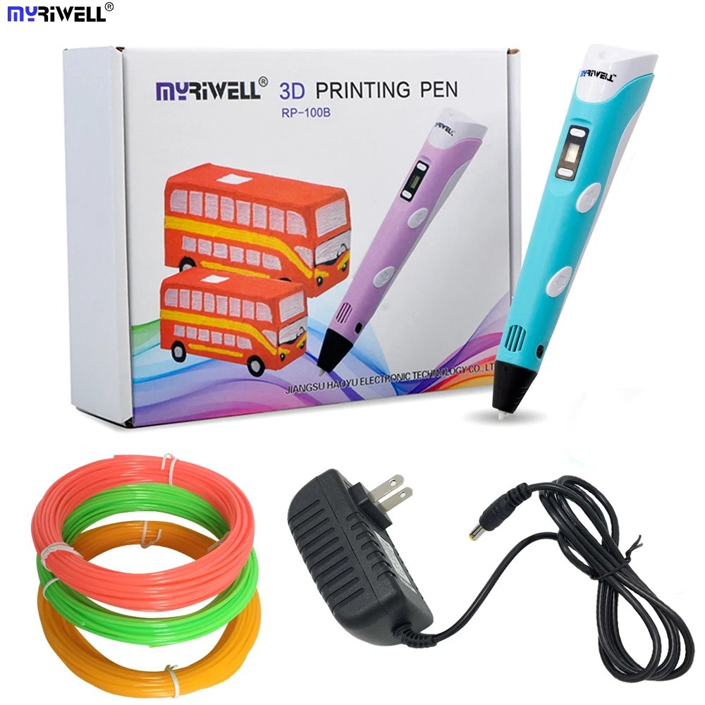Оригинальная ручка Myriwell 3D оригинальная для 3d печати DIY с филаментом ABS/PLA