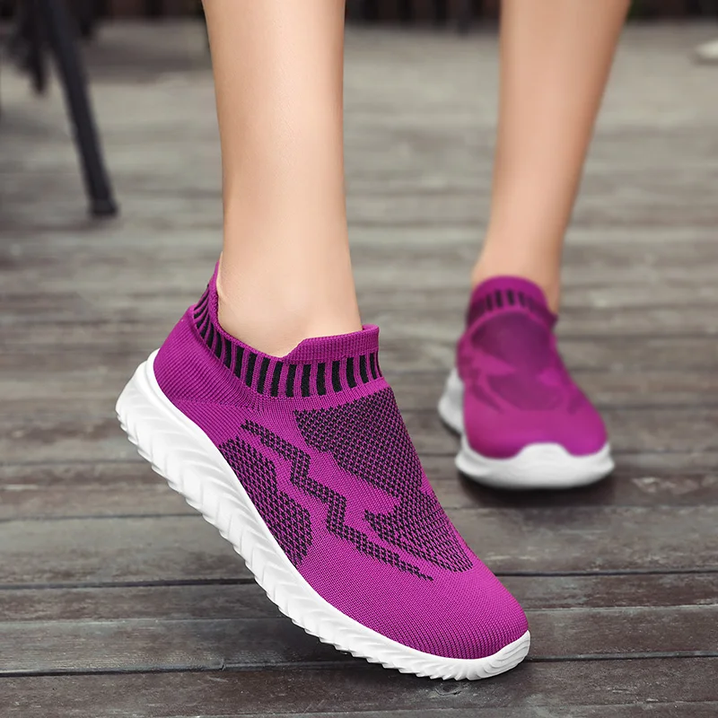 

Women's 2021 New Comfortable Casual Shoes Women Socks Mouth Breathable Walking Sneakers Shoes Soft and Light Summer Size 35-43