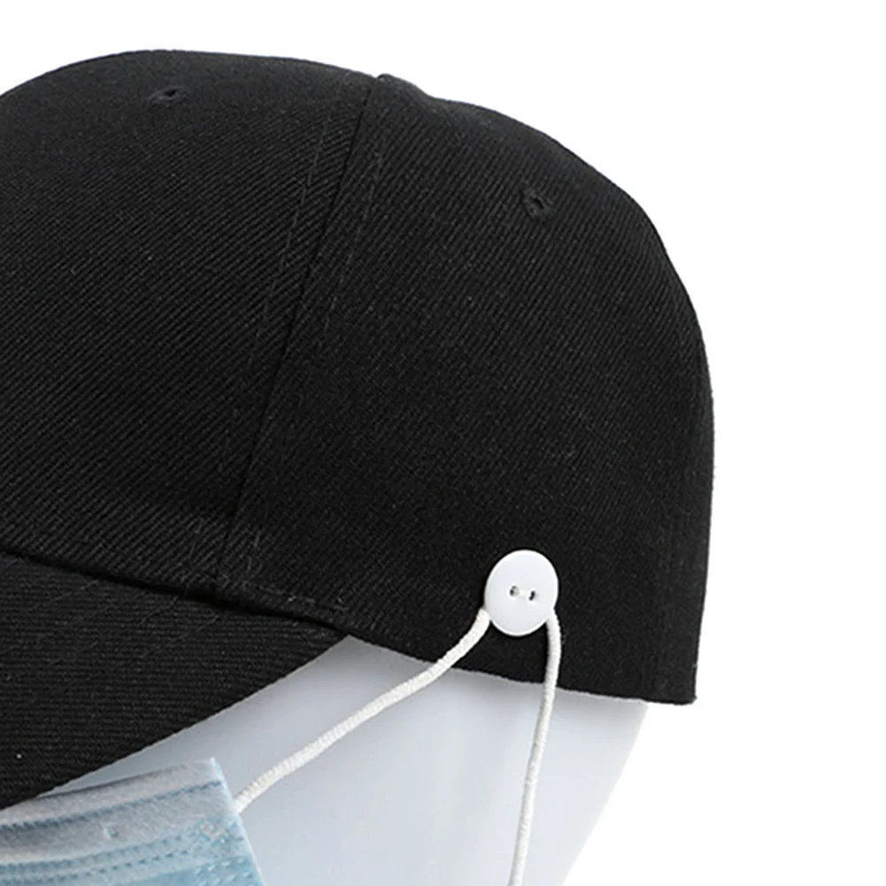 

Unisex Solid Color Soft Breathable Anti-UV Button Sunhat Baseball Cap Outdoor Hat sunscreen shade sport golf cap