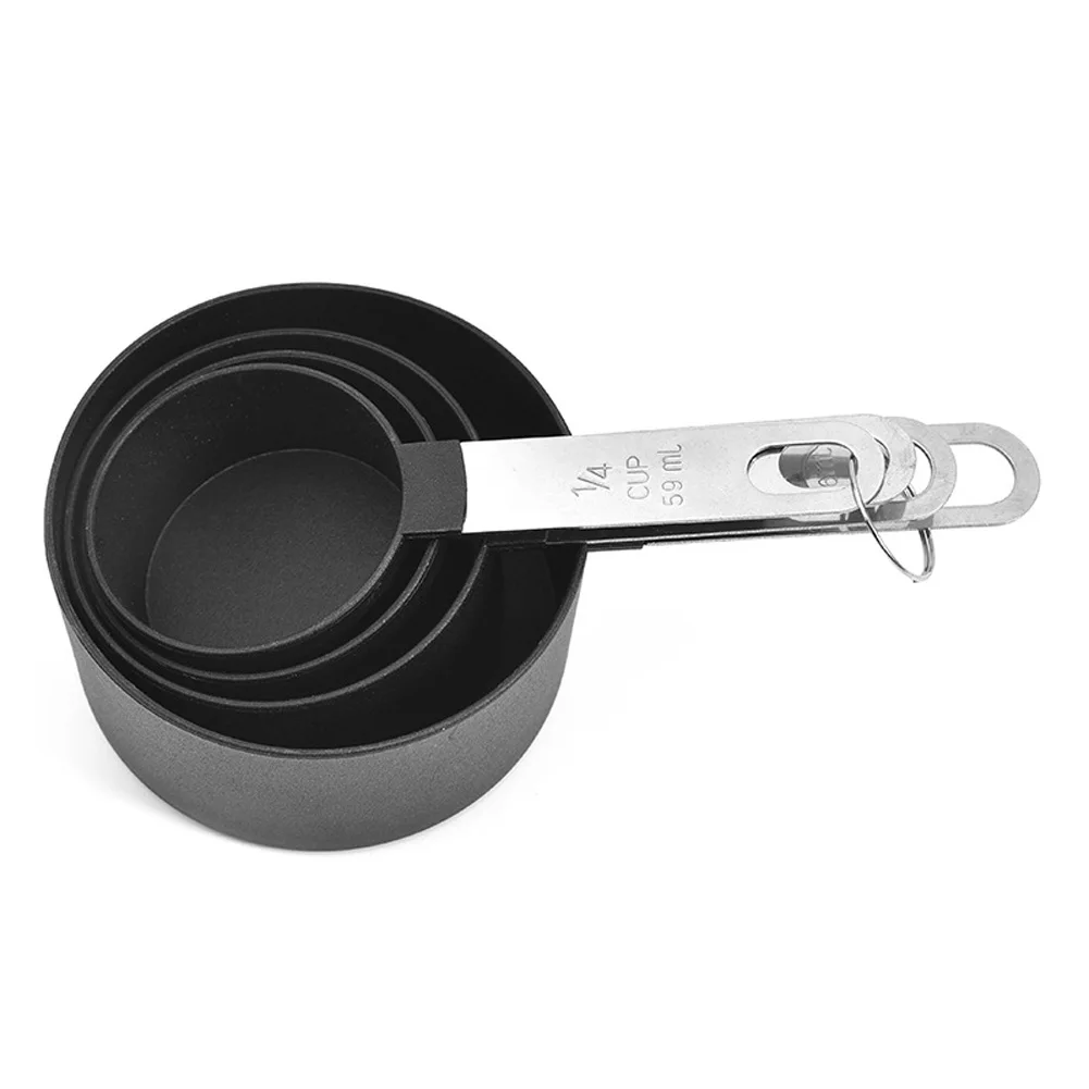 4 шт. нержавеющая сталь PP мерные стаканы ложки кухонные инструменты для выпечки