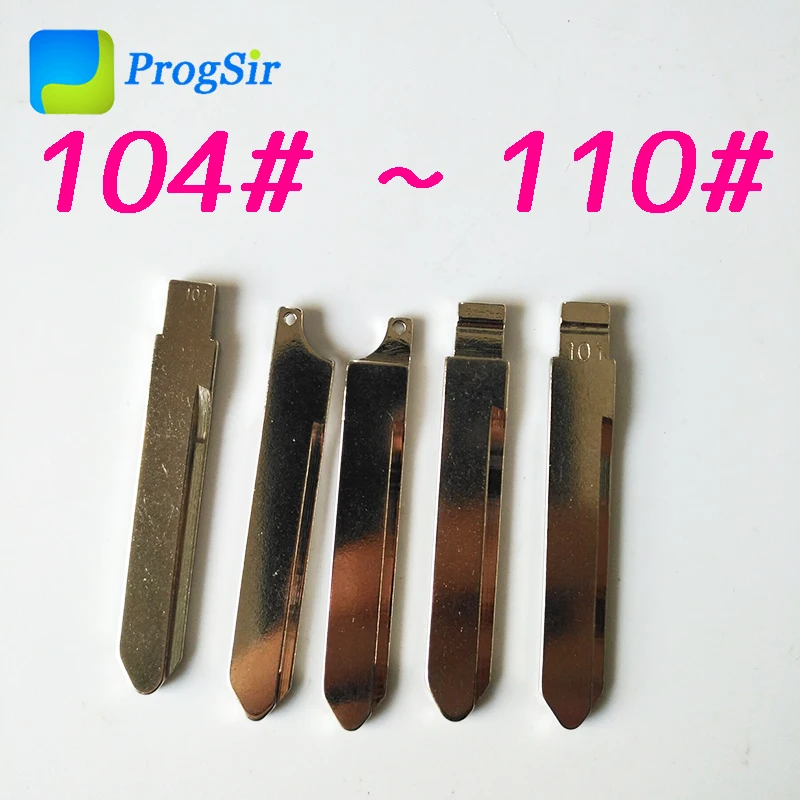 104 #105 #106 #107 #108 #109 #110 # необработанное пустое лезвие для дистанционного ключа KD VVDI 10