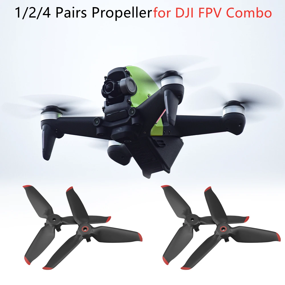 

1/2/4 Pairs Replacement Propeller for FPV Combo Drone Quick Release Props Blade Wing Fans Drone Accessory Spare Parts