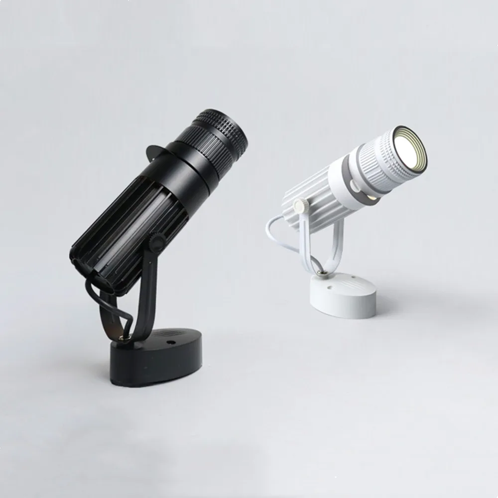 Светодиодный прожектор с фокусировкой круглая лампа 3/5/7/10/15/20 Вт настенное