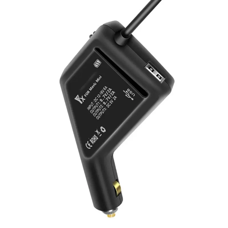 3 в 1 Автомобильное зарядное устройство адаптер быстрой зарядки для DJI Mavic Mini