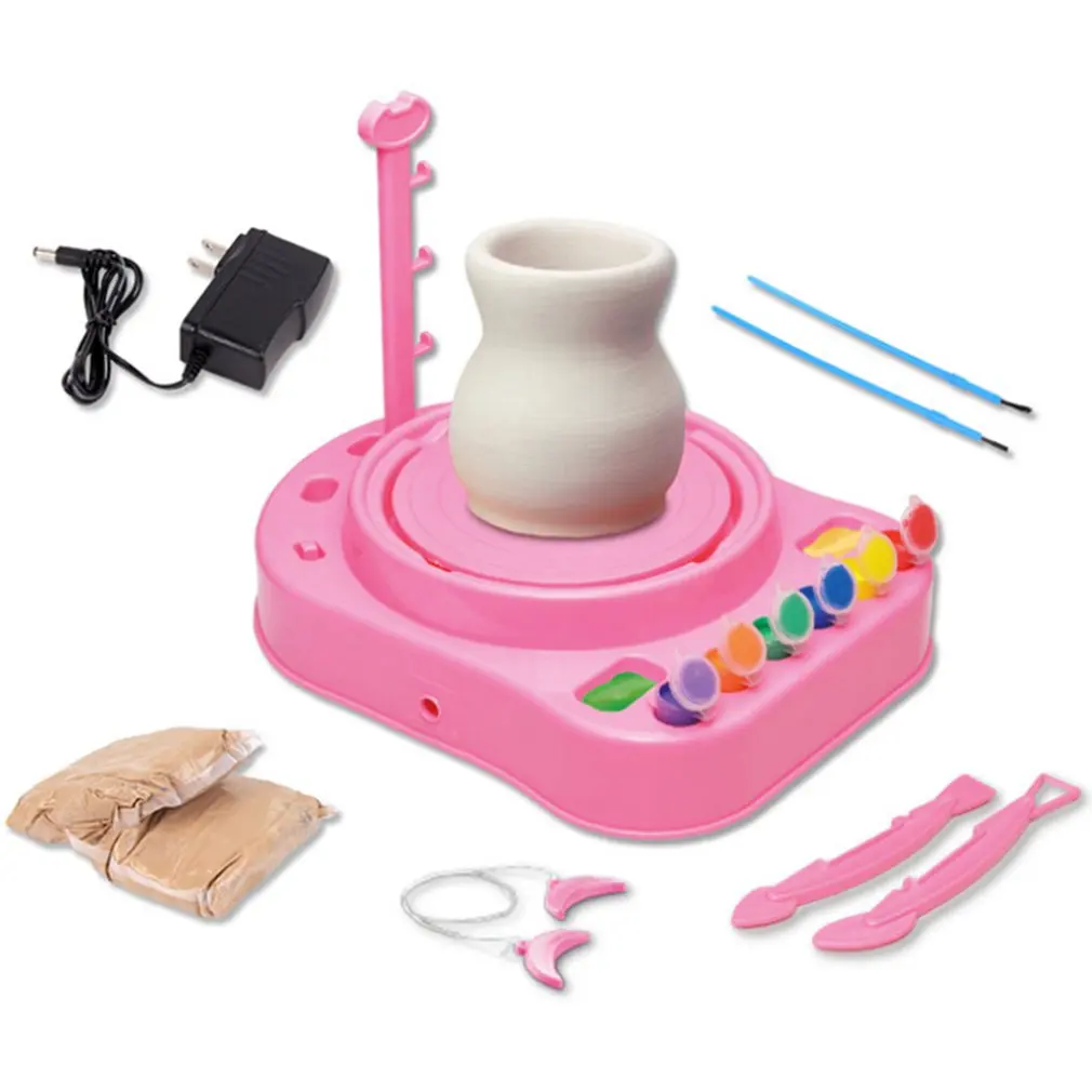 

Детский пазл ручной «сделай сам» маленький негорючий Электрический Керамический мастерский окрашенные игрушки керамический мастерский