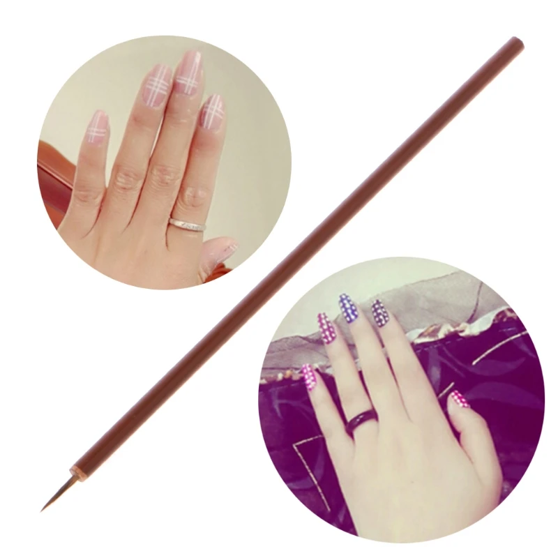 Художественная акриловая живопись для ногтей маленькая бамбуковая ручка