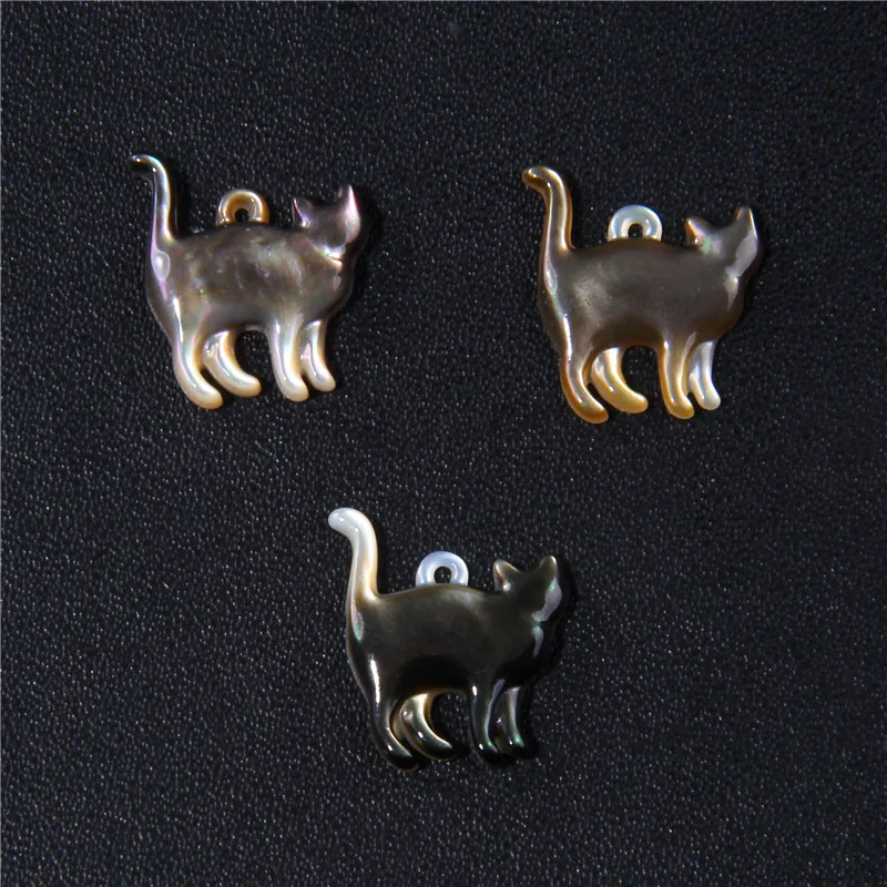 Бусины из ракушек и кошек резные подвески натуральной перламутровой жемчужины