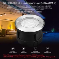 9W RGB +CCT LED Underground Light AC12V/DC12V 24V Smart Outdoor Waterproof Landscape Lamp Can LoRa 433MHz Wifi Wireless Control