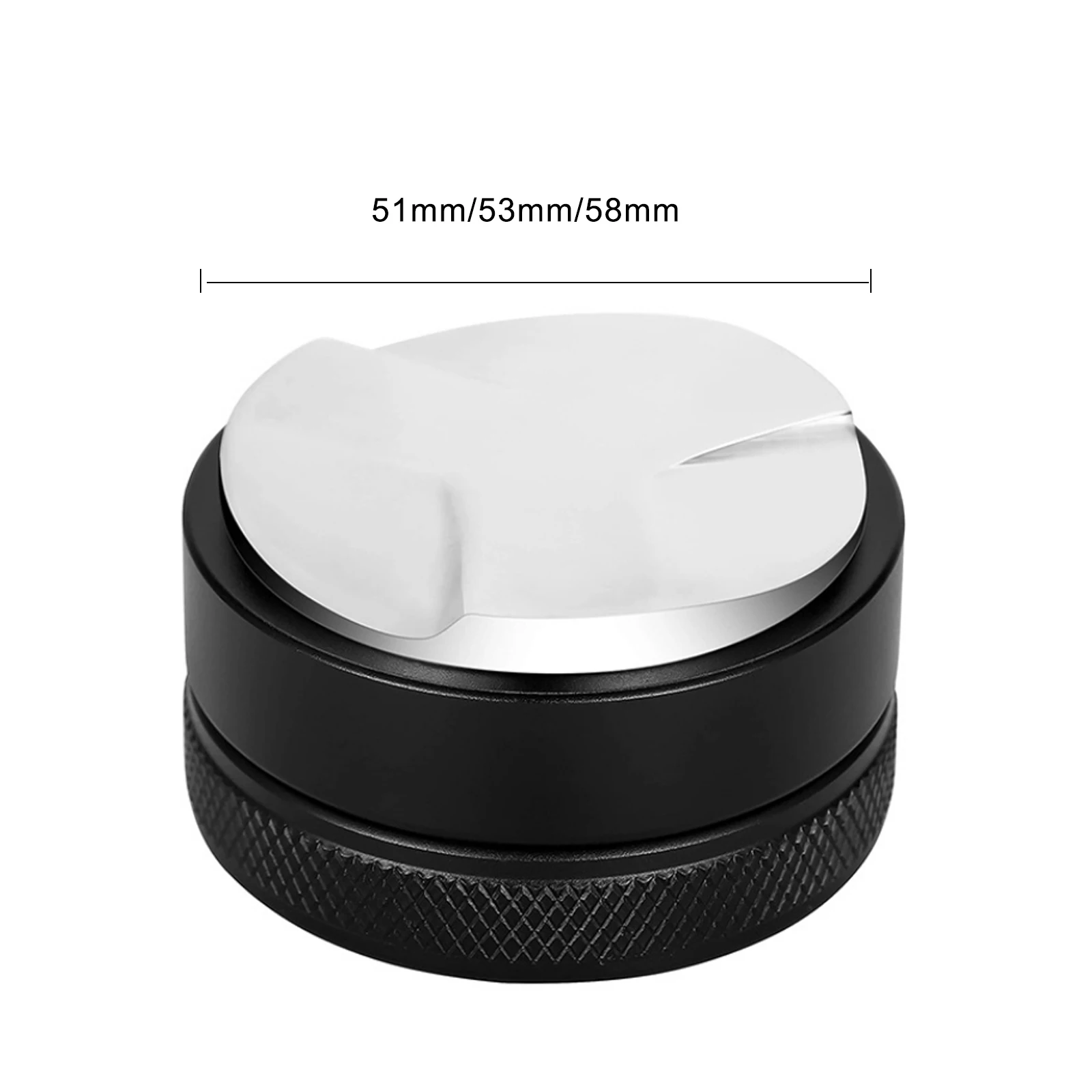 

High Qunlity 51/58mm 304 Stainless Steel Coffee Tamper Superfine powder Black Coffee Press Coffee Powder Hammer Nice Gift