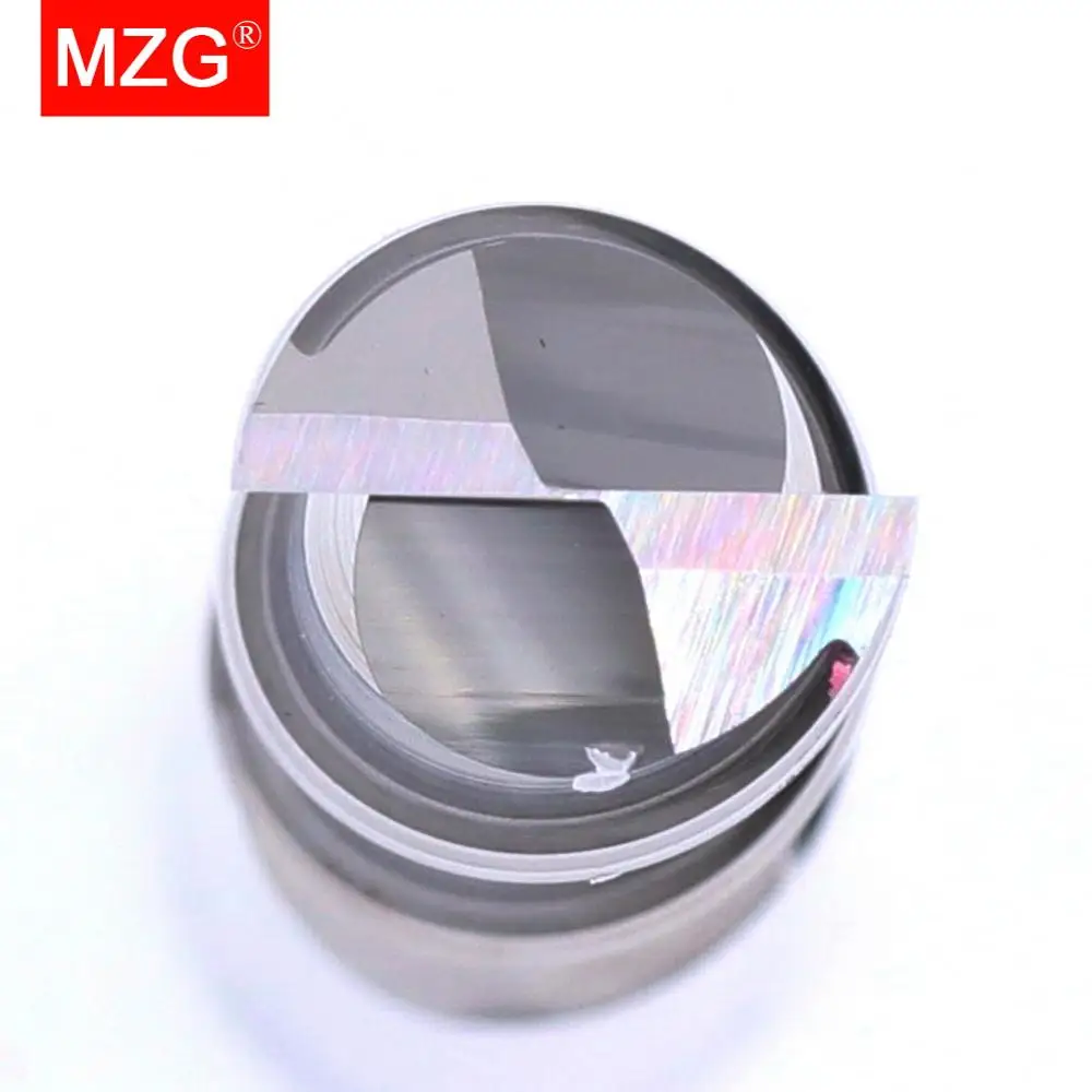 

MZG 2 Flute Cutting HRC55 3mm 5mm 6mm Aluminium Copper Processing CNC Router Tungsten Steel Sprial Bit Milling Cutter End Mill