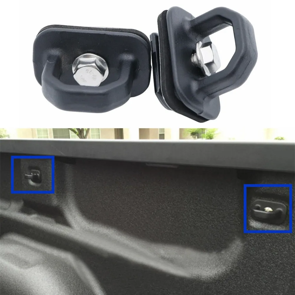 

2 PCS Truck Bed Tie Downs Car Accessories Tie Down Anchor Truck Bed Side Wall Anchors FOR 2007-2018 Chevy Silverado/GMC Sierra