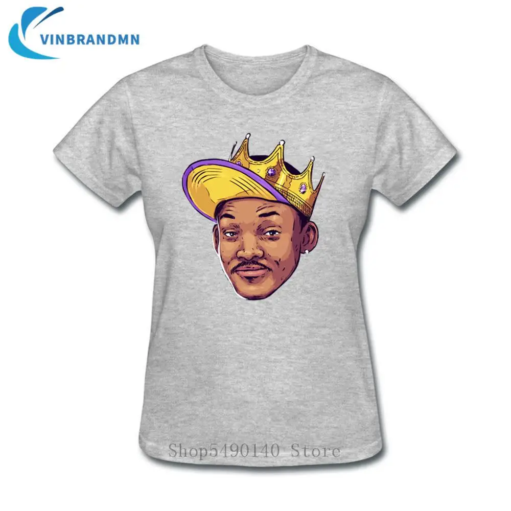 Женская футболка в стиле хип хоп Fresh Prince Bel Air хлопковая с коротким рукавом летнем