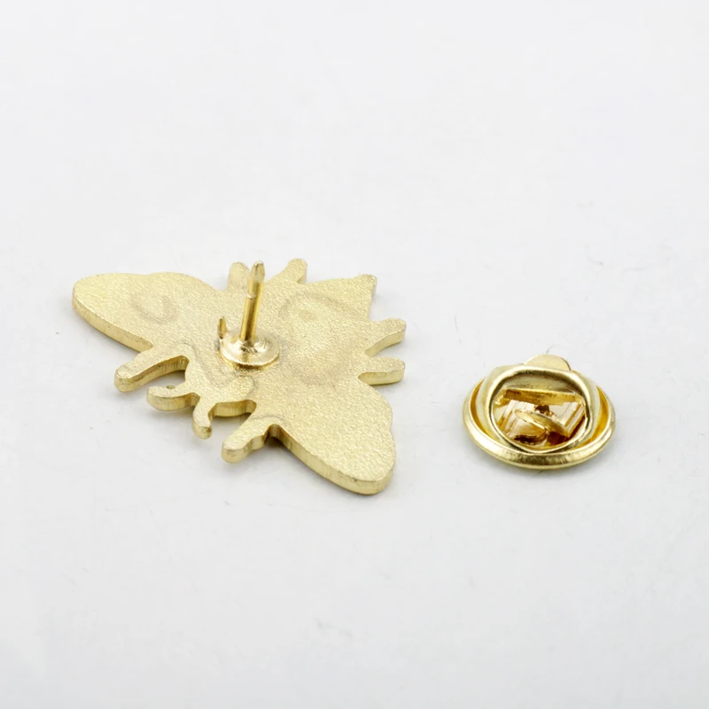

New Fashion Metal Alloy Pin Bee Brooches on Clothes Honeybee Brooch for Women Men