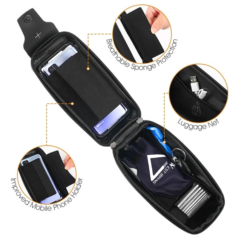 Женская сумка для велосипеда рама 7 0 дюймов водонепроницаемая горного с