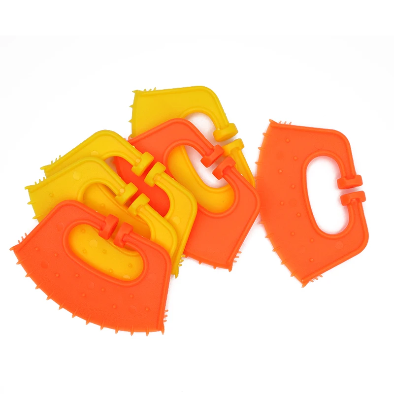 10 шт. носа коровы шип бежевого крупного рогатого скота зажим для прикорм