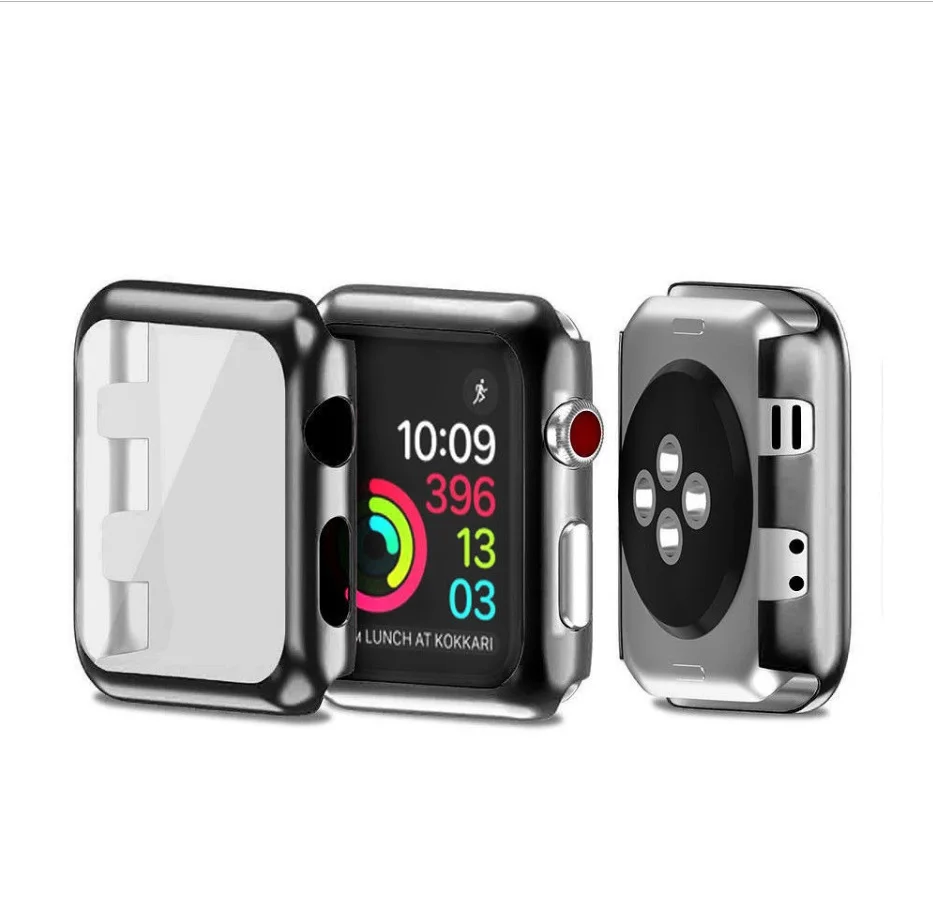 Для наручных часов iWatch 42/40/44 мм чехол для экрана защелкивающаяся крышка Обложка