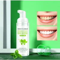 60ml tooth foam cleansing mousse tooth washing foam toothpaste dental care tooth whitening cleaning mousse remove plaque