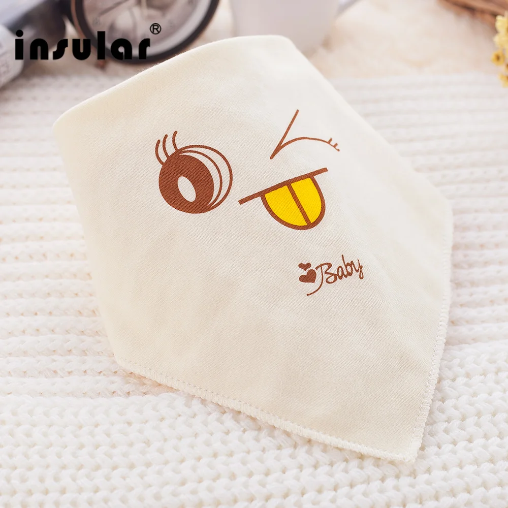 

Cotton Smiling Face Baby Bibs 100% cotton baby scarf Burp Cloth drooling Bandana Bib Newborn Baby Boy Infant Girl Toddler stuff