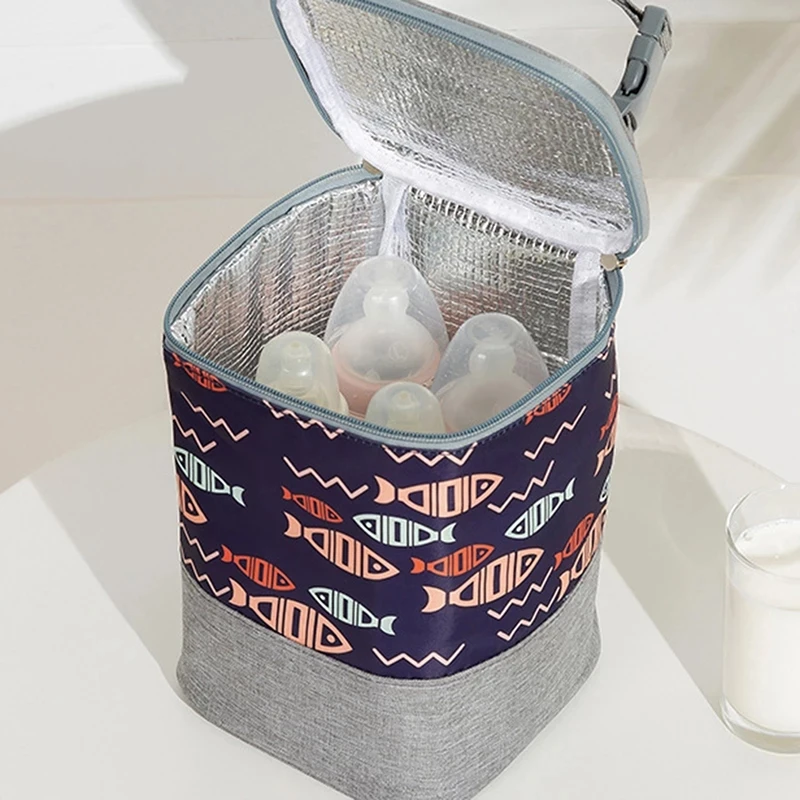 

Портативная Термосумка с изоляцией для бутылок молока, детская коляска, Термосумка из ткани Оксфорд для улицы, сумка-холодильник для мамы, а...