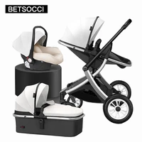 betsocci baby stroller 2 in 1 3 in 1 portable travel baby carriage folding prams high landscape car for newborn baby