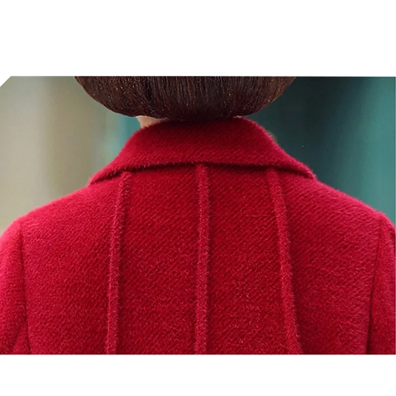 

UHYTGF Quality faux Mink Cashmere fur coats 5XL plus size luxury Gold velvet winter fur jacket woman elegant mom long coat X705