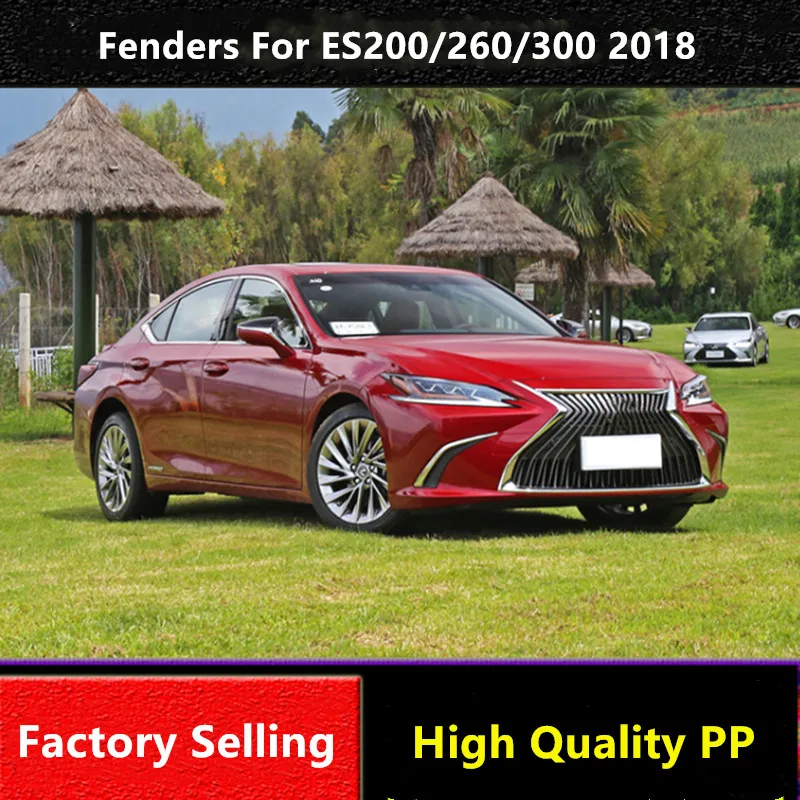 

Новое поступление, ПВХ Брызговики для 2018-2019 LEXUS ES200/260/300, защитные крылья серии LEXUS, автомобильные детали