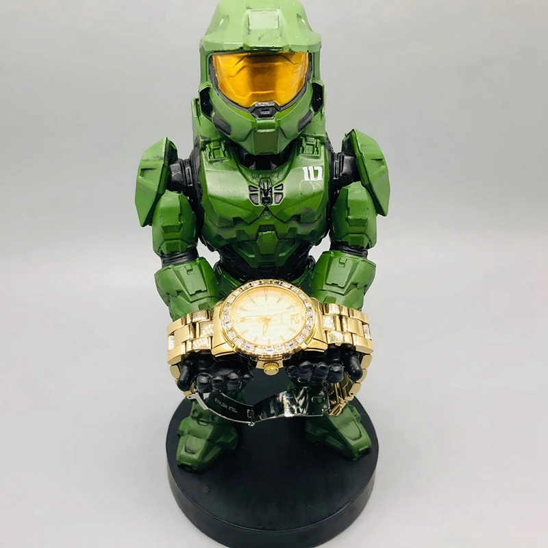 Green Soldier Mobile Phone Stand Armor Knight Robot Watch Drag Gamepad Remote Control Holder | Мобильные телефоны и