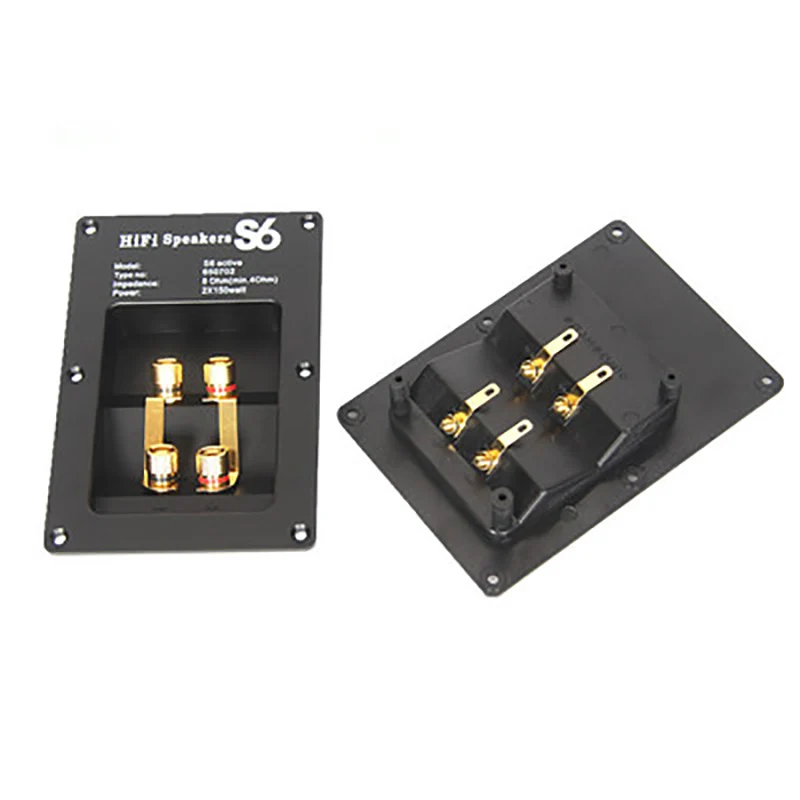 Четырехпозиционная распределительная коробка для динамиков HIFI 2 шт. с терминалом