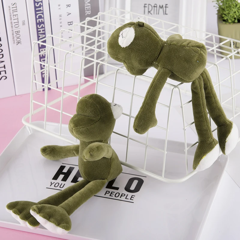 Pluff с забавным мультипликационным принтом в виде лягушки из плюша брелки для