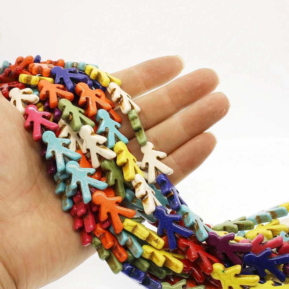 Модные бусины из натурального камня полудрагоценные камни популярные