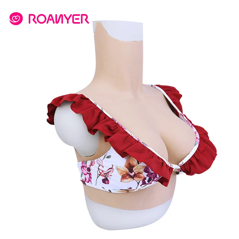 Искусственные Силиконовые накладные груди Roanyer искусственные C-образные чашки