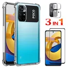Чехол для телефона поко м4 про 5g чехол+стекло Xiaomi POCO m4 pro 5g Противоударная чехлы поко Ф2 x3 м3 про x3 нфс чехол поком4