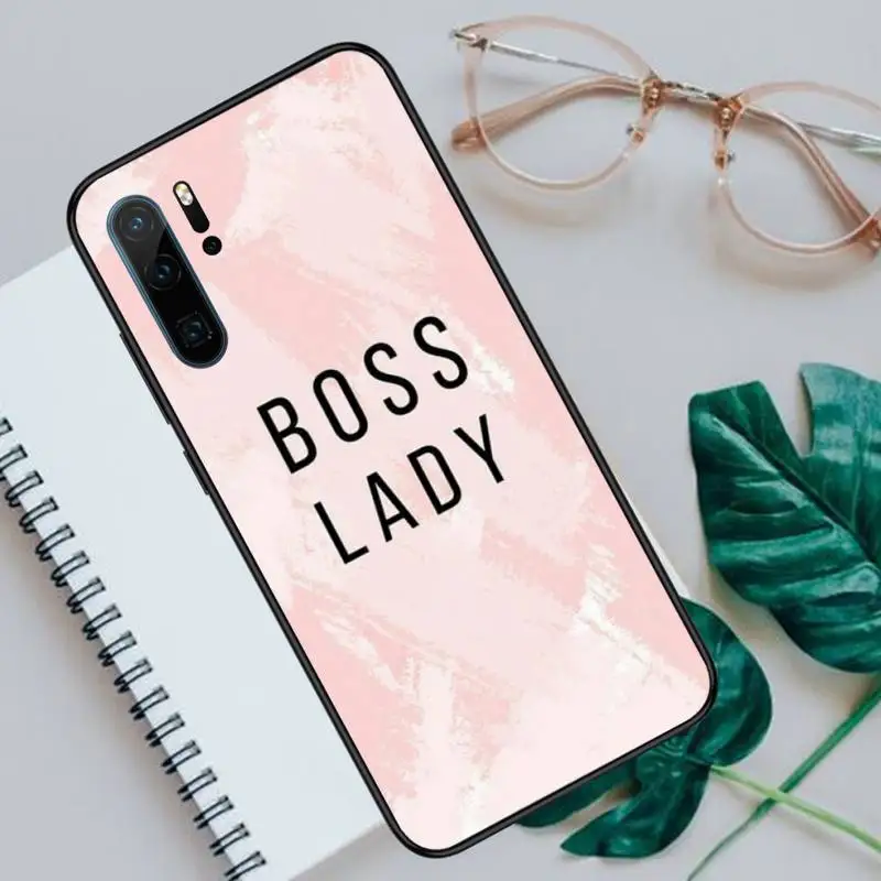 

Boss Girl Lady Pattern Phone Cases For Huawei P40 P20 P30 lite Pro P Smart 2019 Mate 40 20 10 Lite Pro Nova 5t