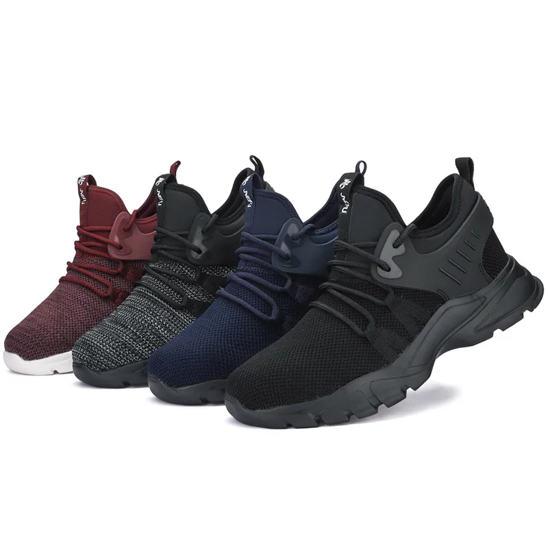 Защитные рабочие ботинки унисекс стальной носок неразрушаемые защита от ударов