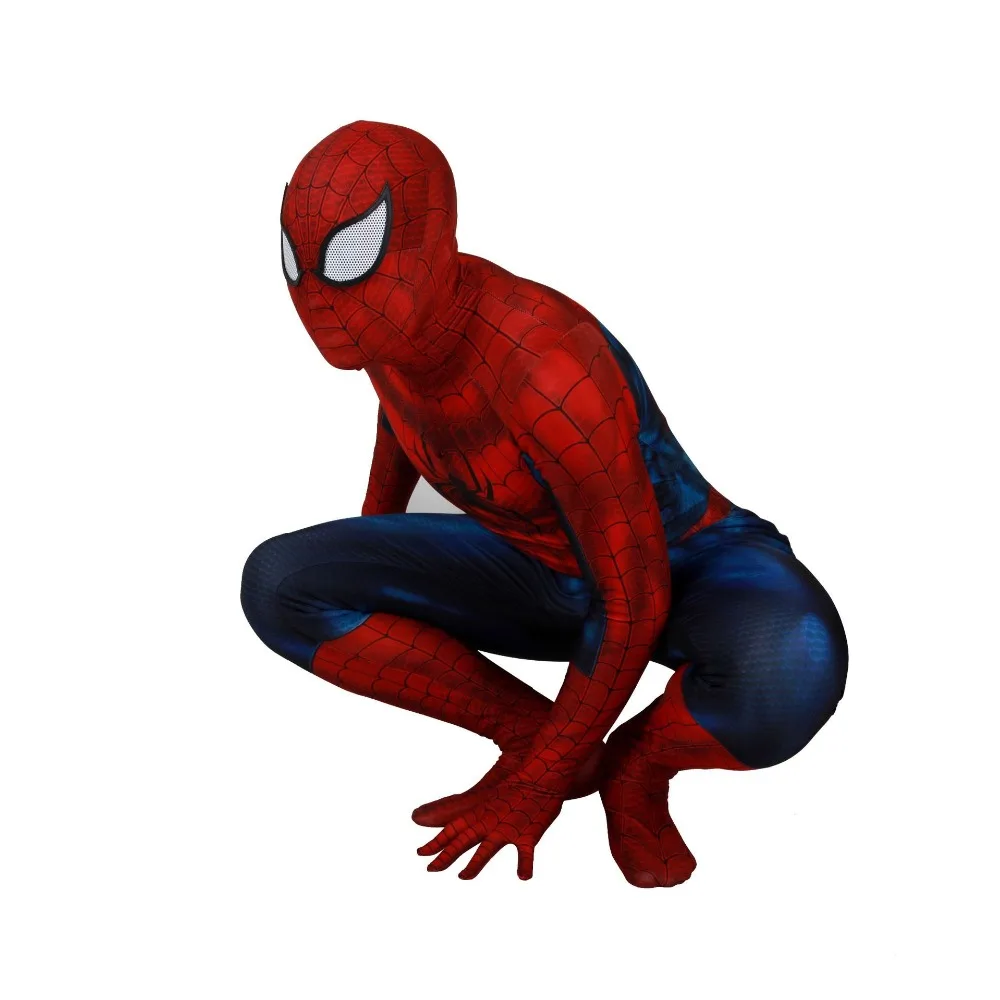 Карнавальный костюм в стиле аниме; удивительная Ultimate; паук Человек-Костюмы для косплея супергероя человек паук Питер Паркер Zentai Железный «Человек-паук»; спортивный костюм на Хэллоуин новинка