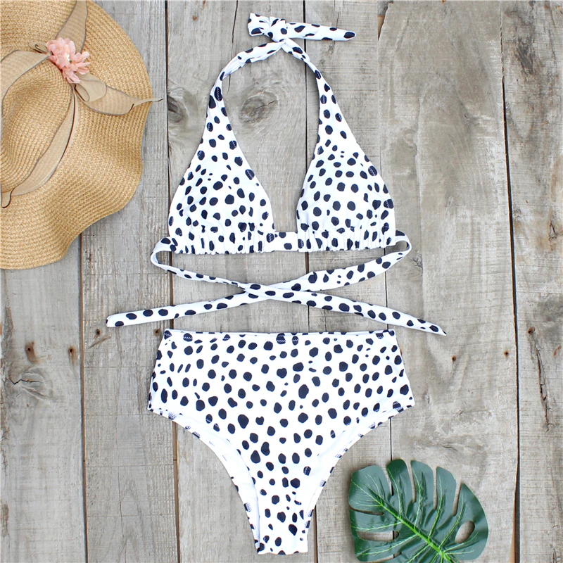 Пикантные большие купальники с высокой талией бикини пуш ап женская одежда для