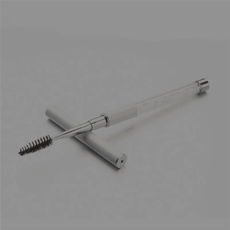 crystal brush 50 штук, 10 видов, Цвета Хрустальная ресница кисть тушь для ресниц палочки Аппликатор щеточки наращивание ресниц индивидуальные инструменты для нанесения - Handle Color: crystal brush