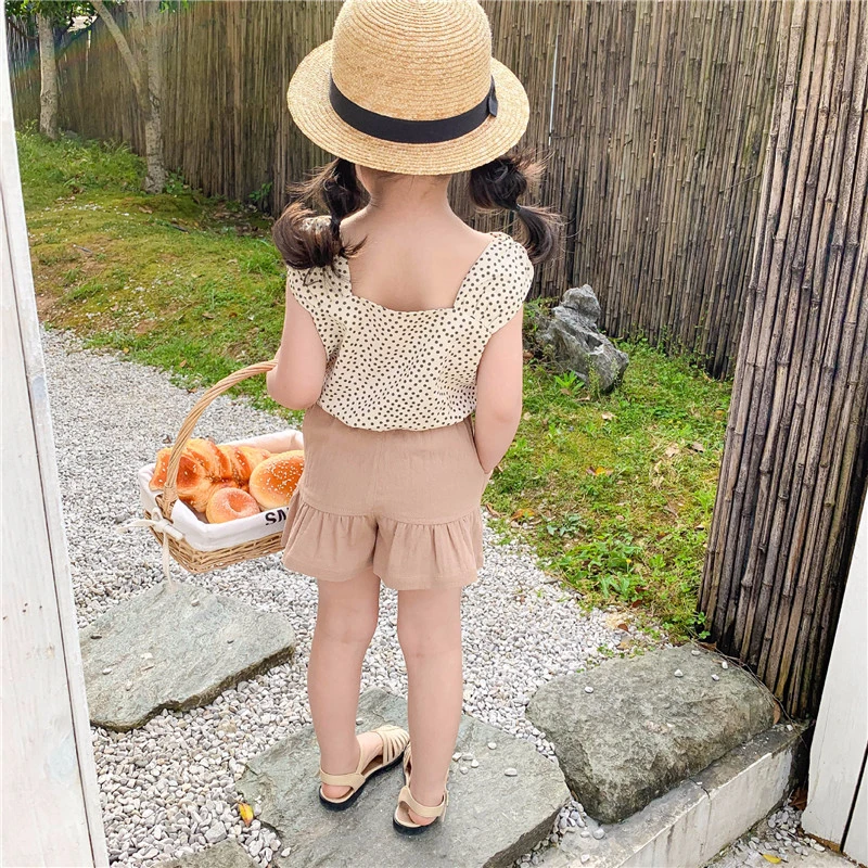 Комплект детской одежды из 2 предметов для девочек летняя одежда новинка 2020