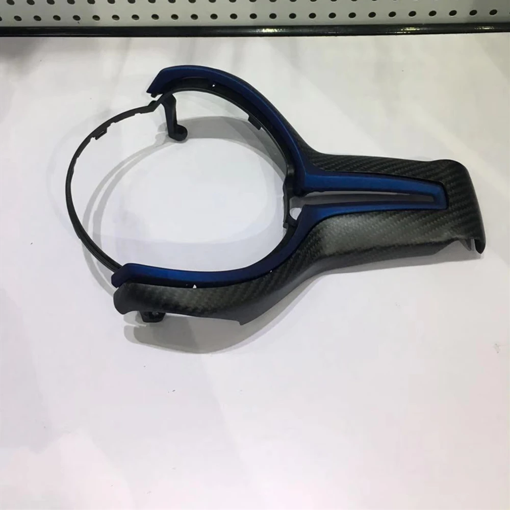 Дешево Кронштейн Рулевого колеса из углеродного волокна для BMW M2 F87 M3 F80 M4 F82 F12 X6M матовый синий